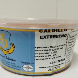 Caldillo Ibérico o Manteca Colorada Extremeña de Embutidos Yayo Juan