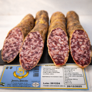 Salchichón Cular Embutidos yayo Juan.